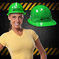 Green Plastic Construction Hats